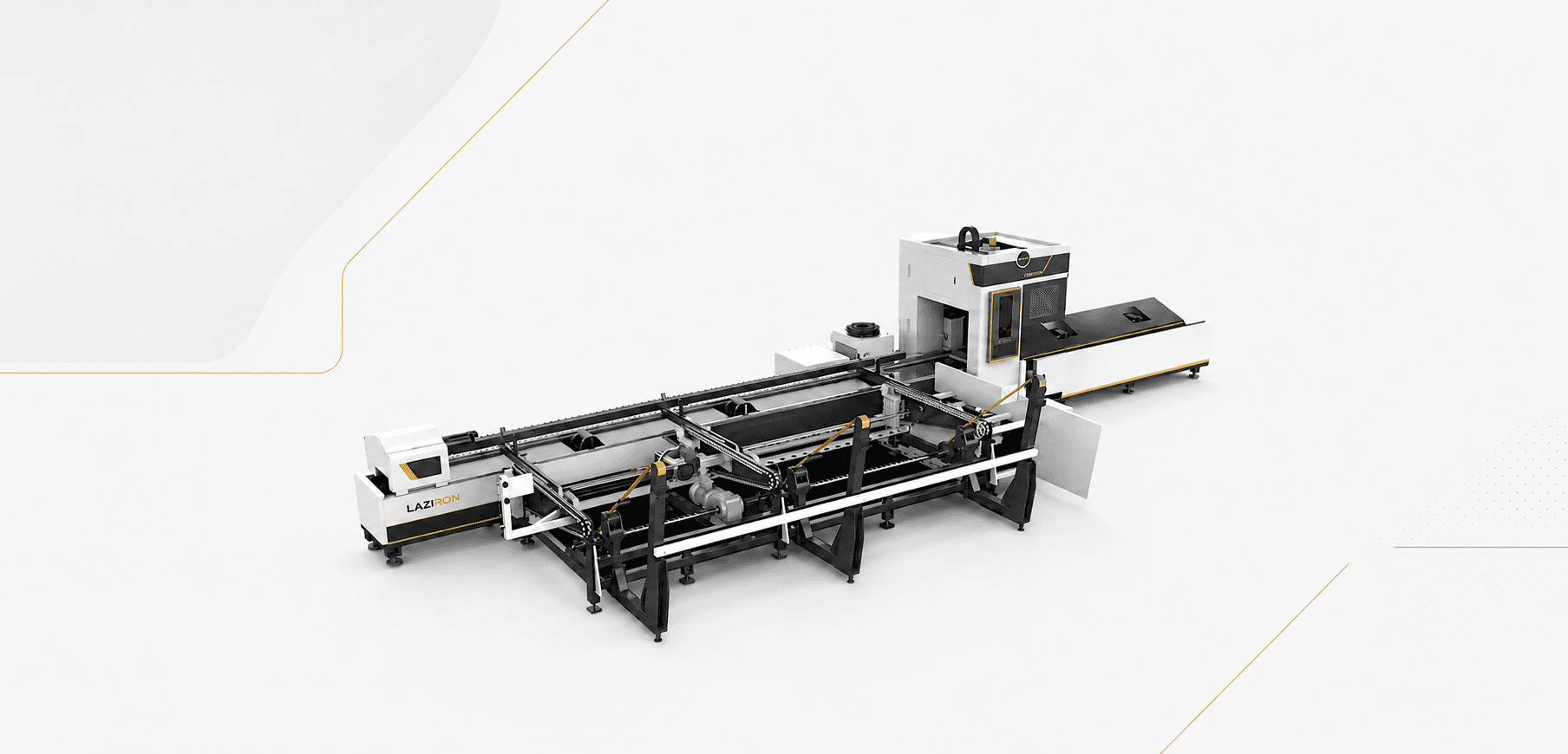 LAZIRON T2L Tube laser cutting machine with automatic loading